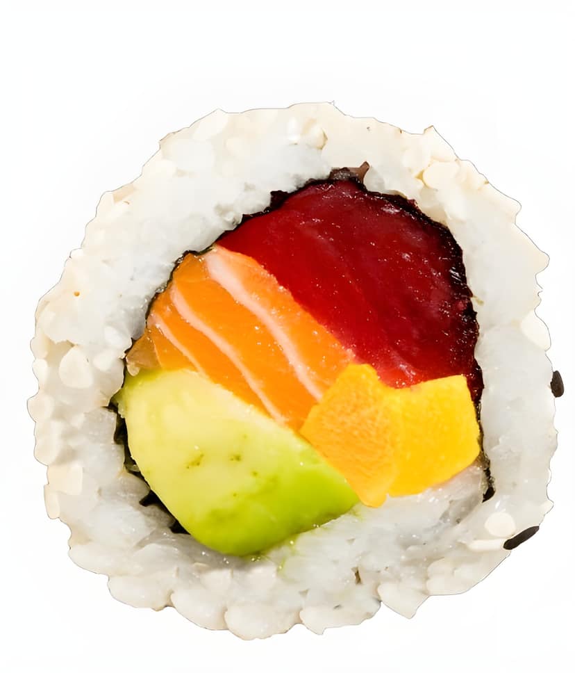 Rainbow Roll (Rollo Arco Iris)